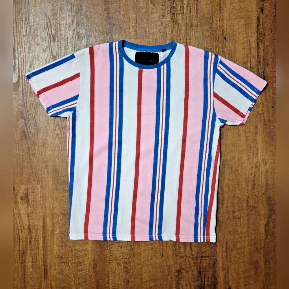 Soul Star vertical stripes t-shirt